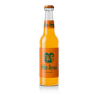 Fritz-Limo Orangeade 330ml glass bottle with orange liquid, label, and cap.