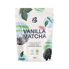 White Blendsmiths 1kg pouch of Chill'd Vanilla Matcha with green leaves, Mount Fuji, and "CEREMONIAL GRADE" label.
