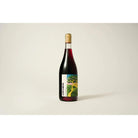Other World Wine La Ventana, a dark red wine bottle with a colorful, abstract landscape label and cork stopper.
