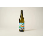 Other World Wine Jumi-Juma bottle with a colorful, abstract label featuring blue sky, green spheres, and a checkered pattern.