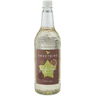 Sweetbird Pistachio Creative Syrup in a clear 1L bottle with a white cap and brown label.