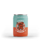 Whitebox Pocket Negroni 100ml can with a teal top and orange bottom, featuring a cartoon cocktail character.
