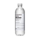Clear plastic bottle of Vitamin Well RELOAD Lemon/Lime, with a white label detailing ingredients and benefits.
