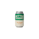 Better Sundays Ginger Yuzu Hard Kombucha can with green and cream label.
