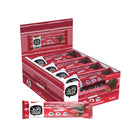 YuBi Bar Gateau protein bars, 12-pack, with red packaging and a cross-section showing cherry caramel.
