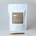 White Marna Hojicha 250gm pouch with brown label, roasted green tea powder below.