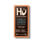 Hu Kitchen Vanilla Crunch Dark Chocolate bar, 60g, with brown and dark blue packaging.