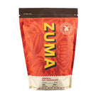 Zuma Original Hot Chocolate 1kg resealable zipper bag, red with cocoa pod design.