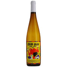 Chin Chin Vinho Verde white wine bottle with a vibrant red and yellow label featuring a cartoon figure.