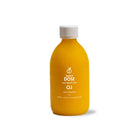 Daily Dose 300ml orange juice bottle with white cap and minimalist label.